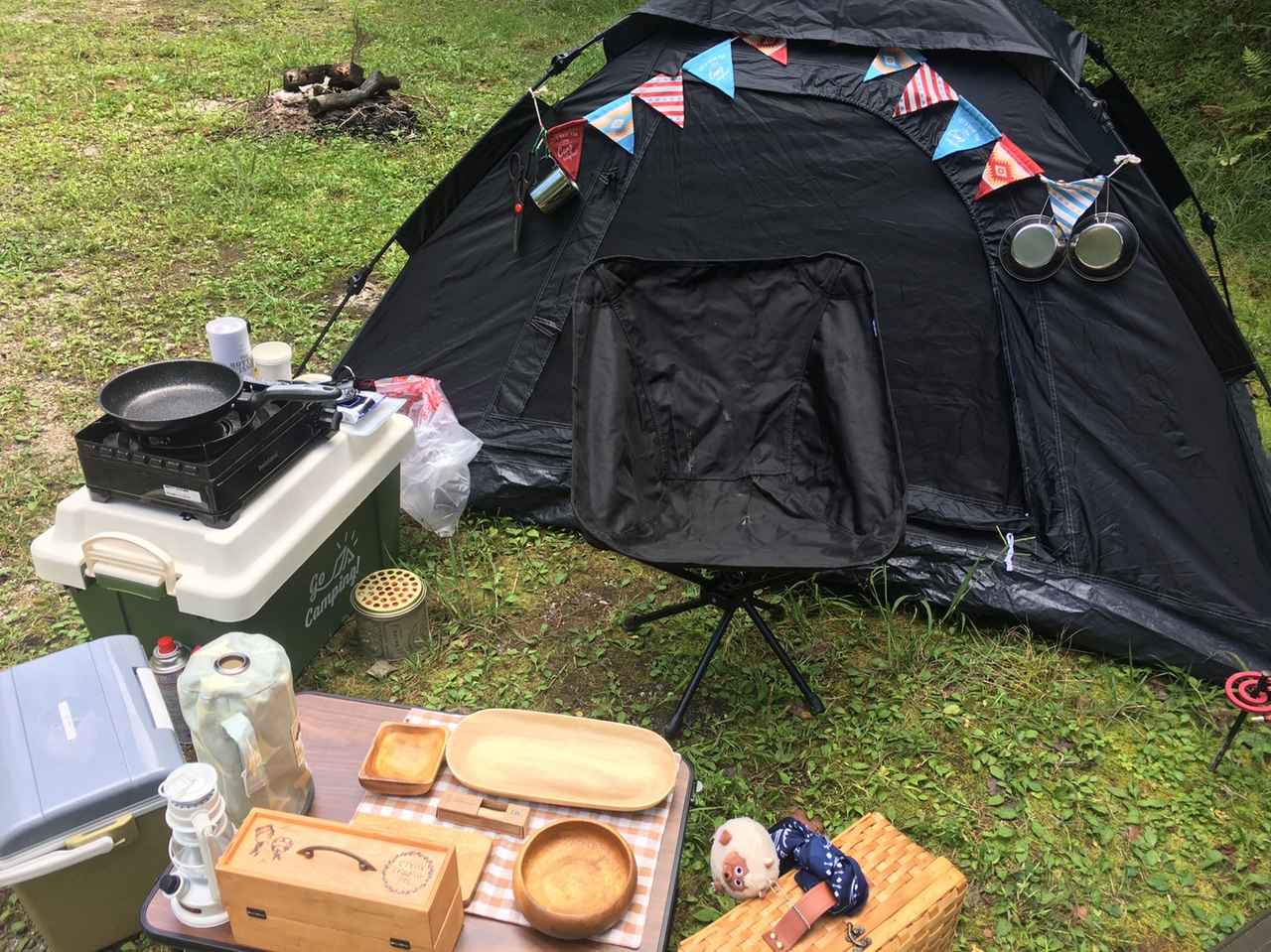 DODのワンタッチテントを徹底レビュー！ 女子ソロキャンプで実際に使っ