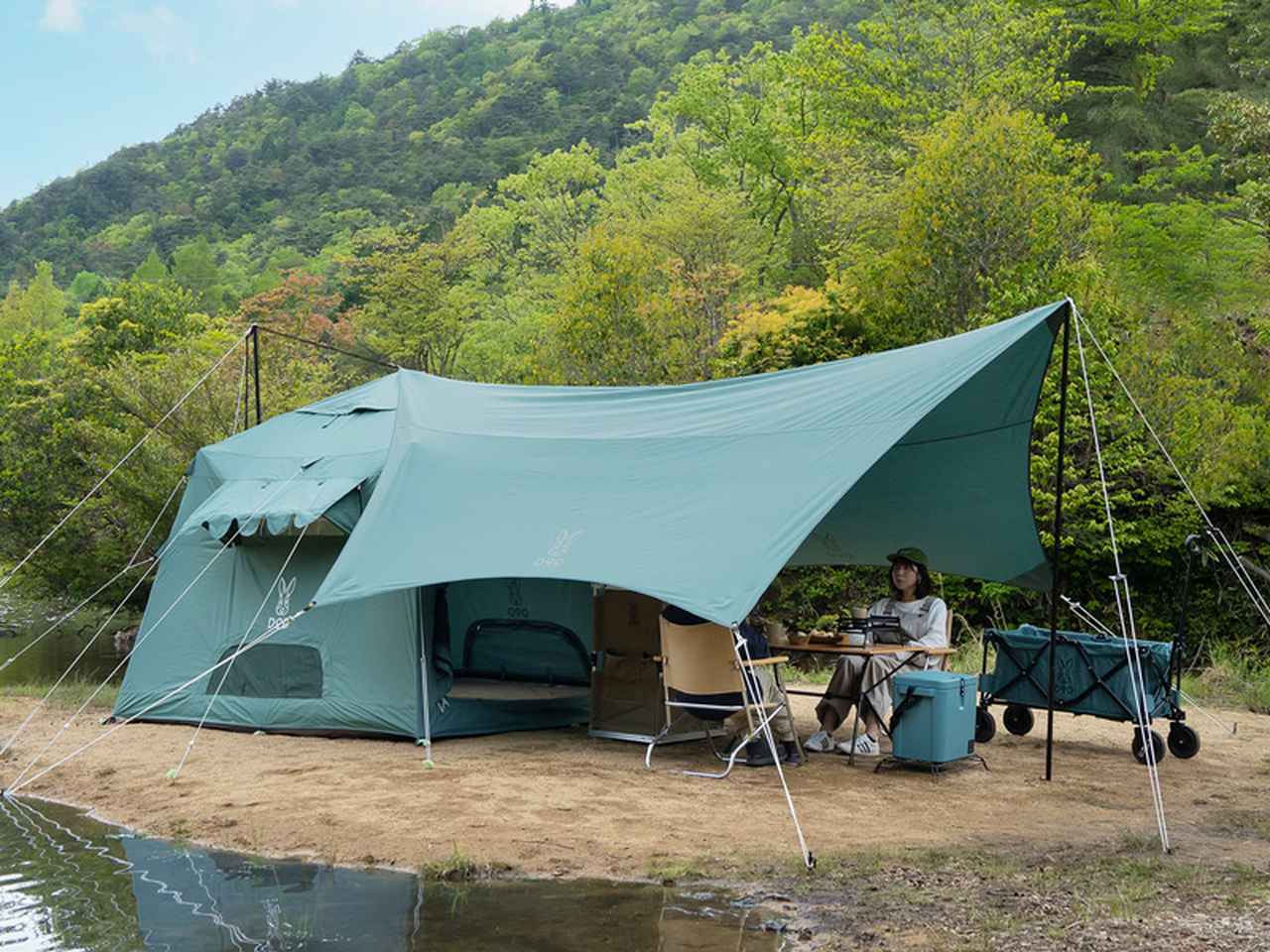 いつかのタープ」TC素材で新登場！】 DODの大人気商品に新色ブルー