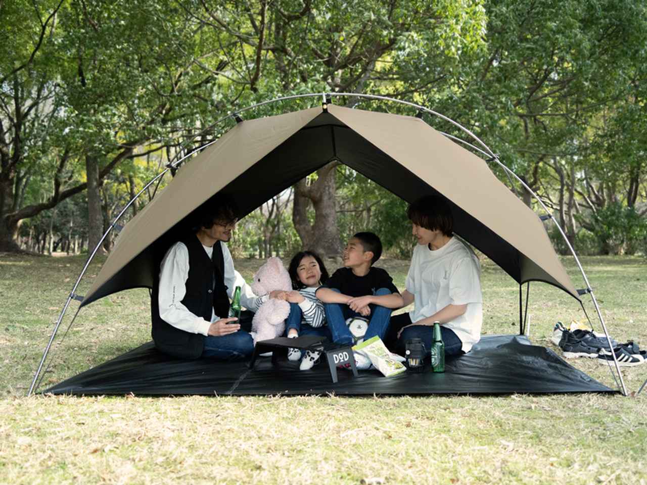 DODからサカナシェード2 登場！驚きの小型x軽量なのに家族で