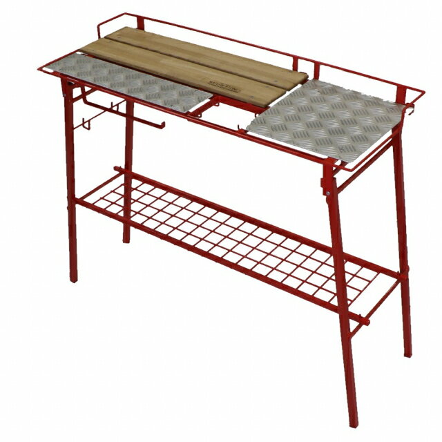 ネイチャートーンズ キッチンカウンターテーブル】キャンプで実際に