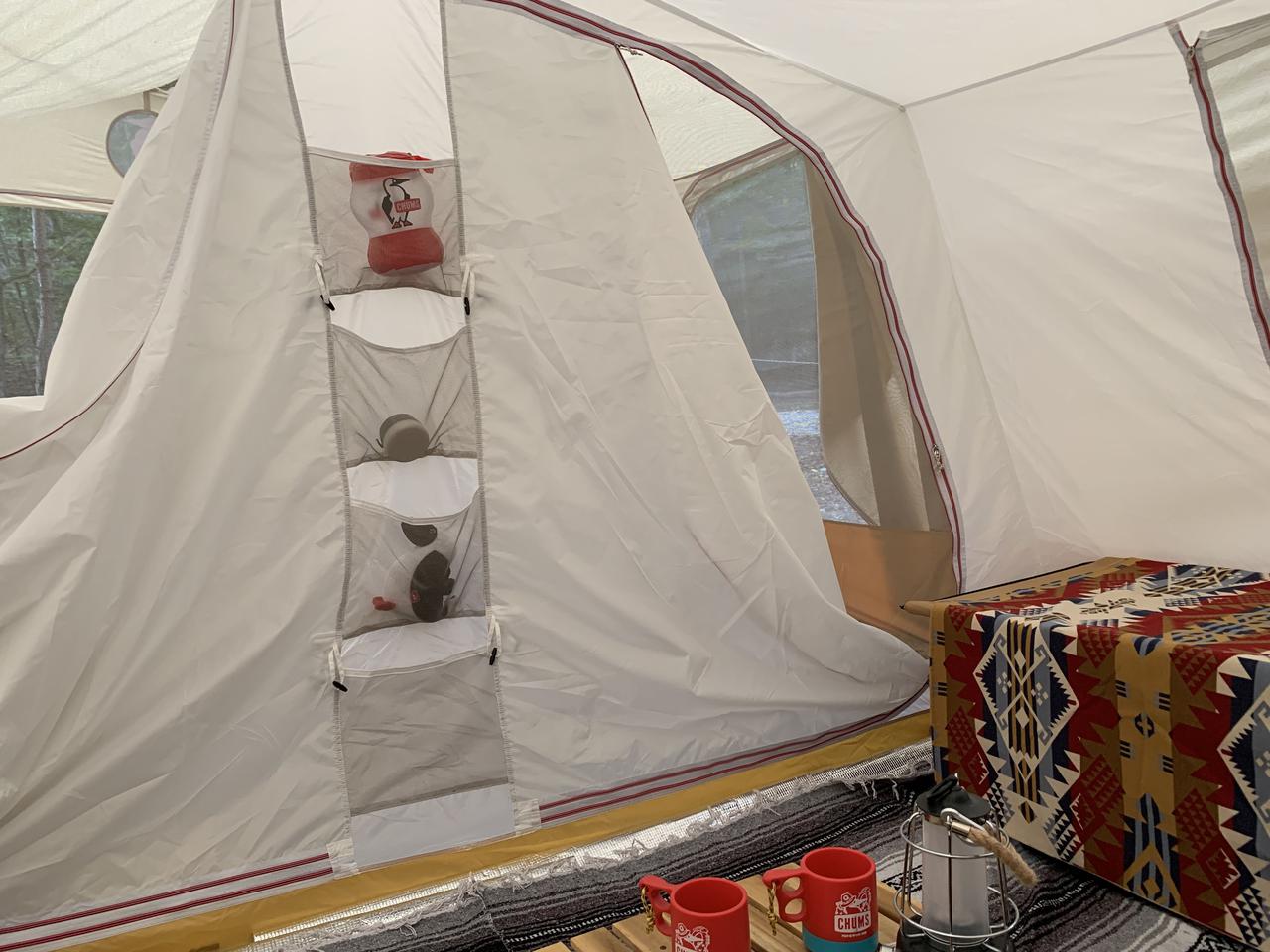 CHUMS（チャムス）「コヤテントT/C5」レビュー】自然の中に家を建てた