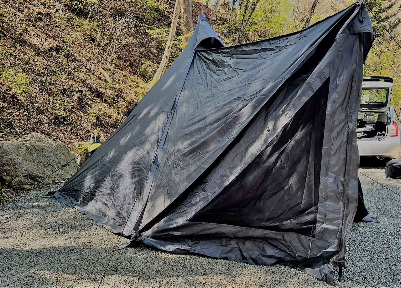 雨用最強ソロテント！テンマクデザイン「サーカスST DX ブラック