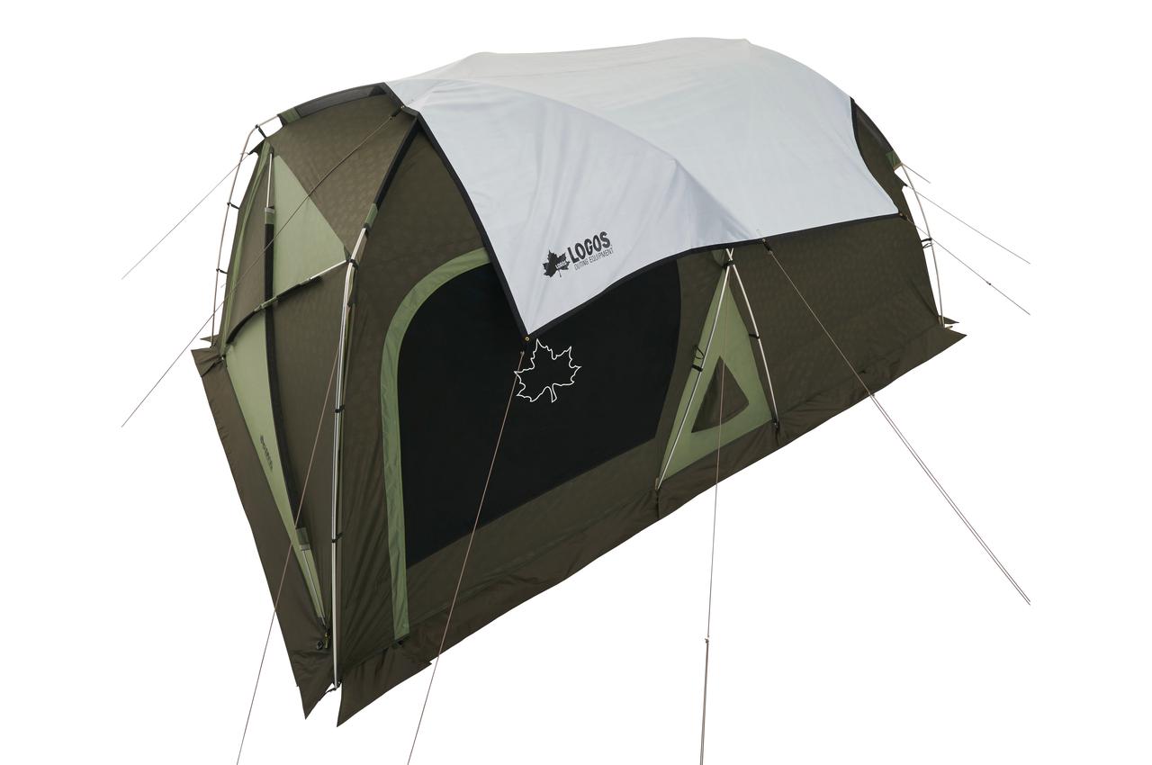 注目リリース】暑さ対策☆テントにかぶせるだけ！ LOGOS（ロゴス）の