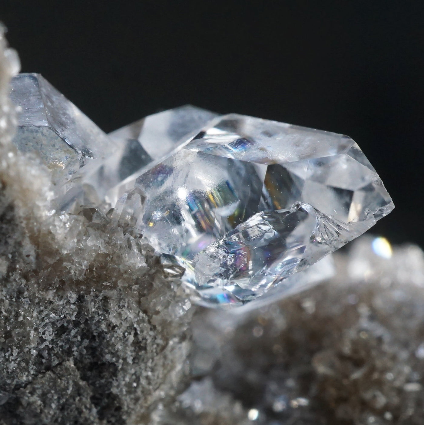 母岩付きハーキマーダイヤモンド(水晶) – 天然石ハッピーギフト