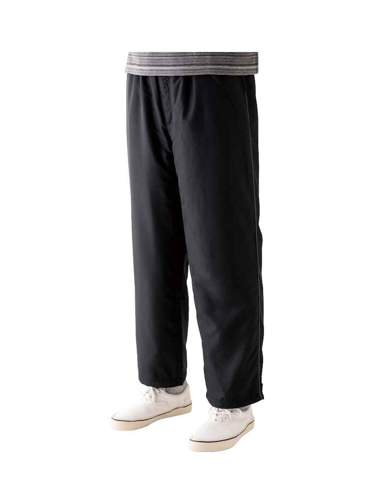 ブラック 【あったか】【秋冬】裏フリースパンツ／紳士用／メンズ