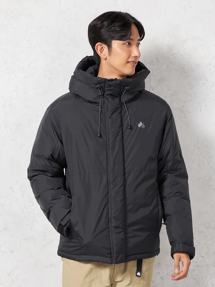 ブラウン 【LOGOS-ロゴス-】 中綿パーカー 蓄熱中綿サーモア使用