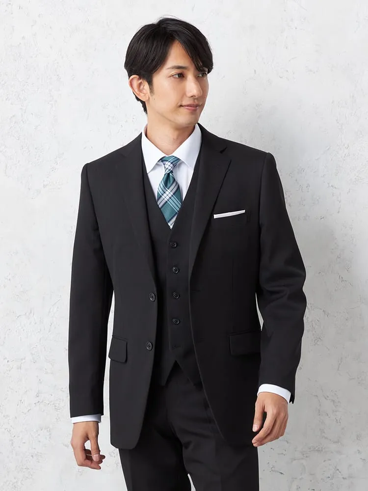 即納】スリーピーススーツ 2つボタン【WEB限定】上下ウォッシャブル