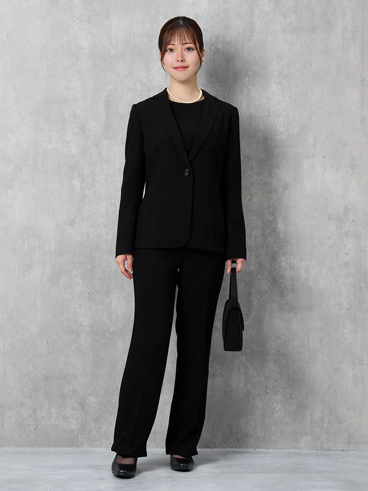 ストレッチ】フォーマル セット テーラードジャケット パンツ YUMI