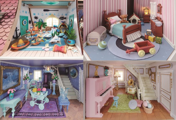 週刊『ディズニー ドールハウス』創刊！ ディズニーの世界を忠実に再現