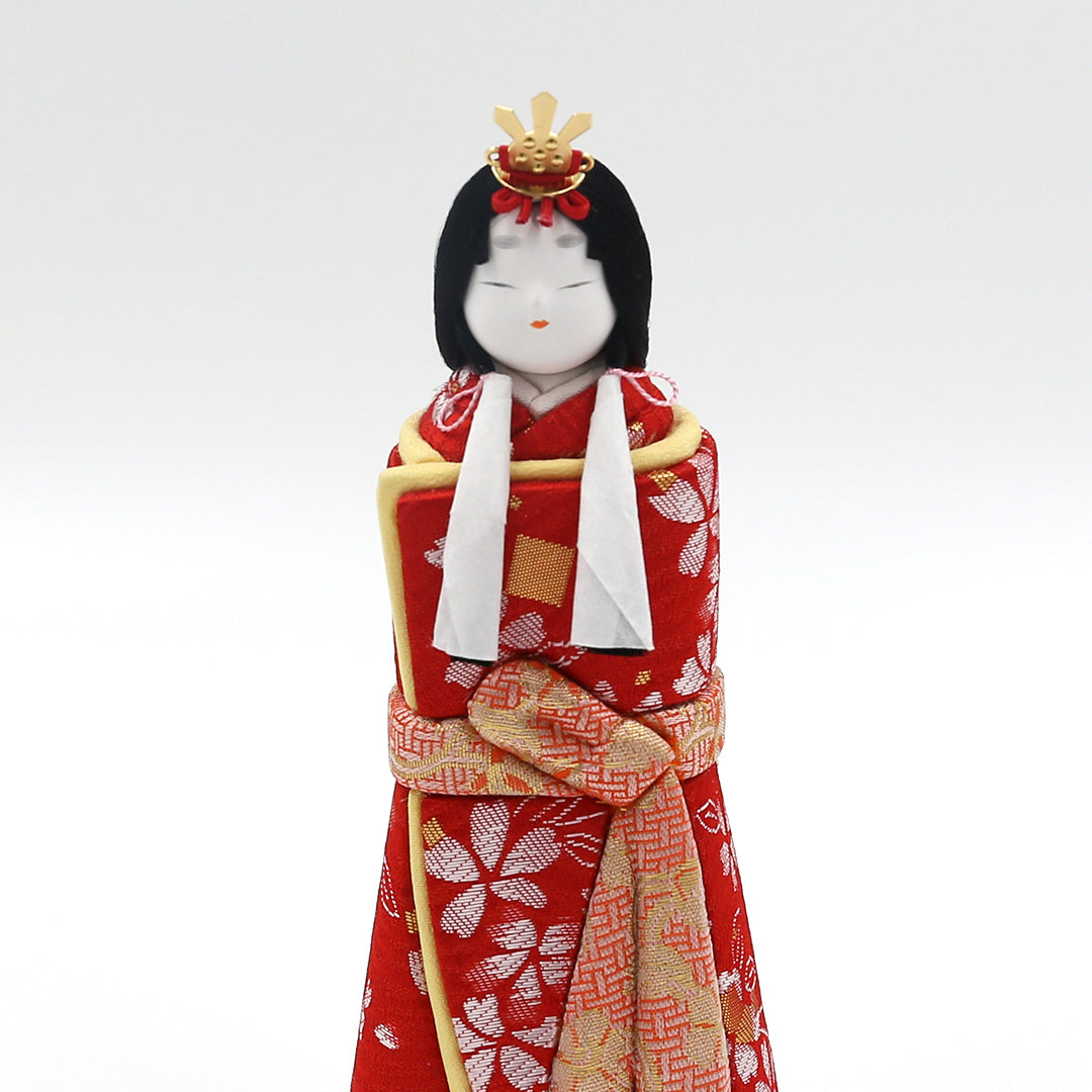 春かすみ」木目込立雛親王飾り ガラスケース入り 東玉工房 野村嘉光作