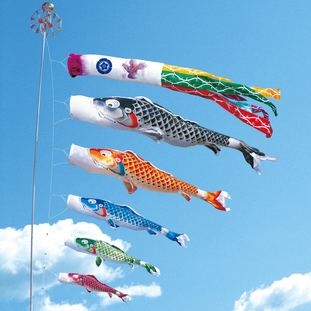 赤鯉 慶祝の鯉【吉兆】単品鯉のぼり – 晴れと暮らす