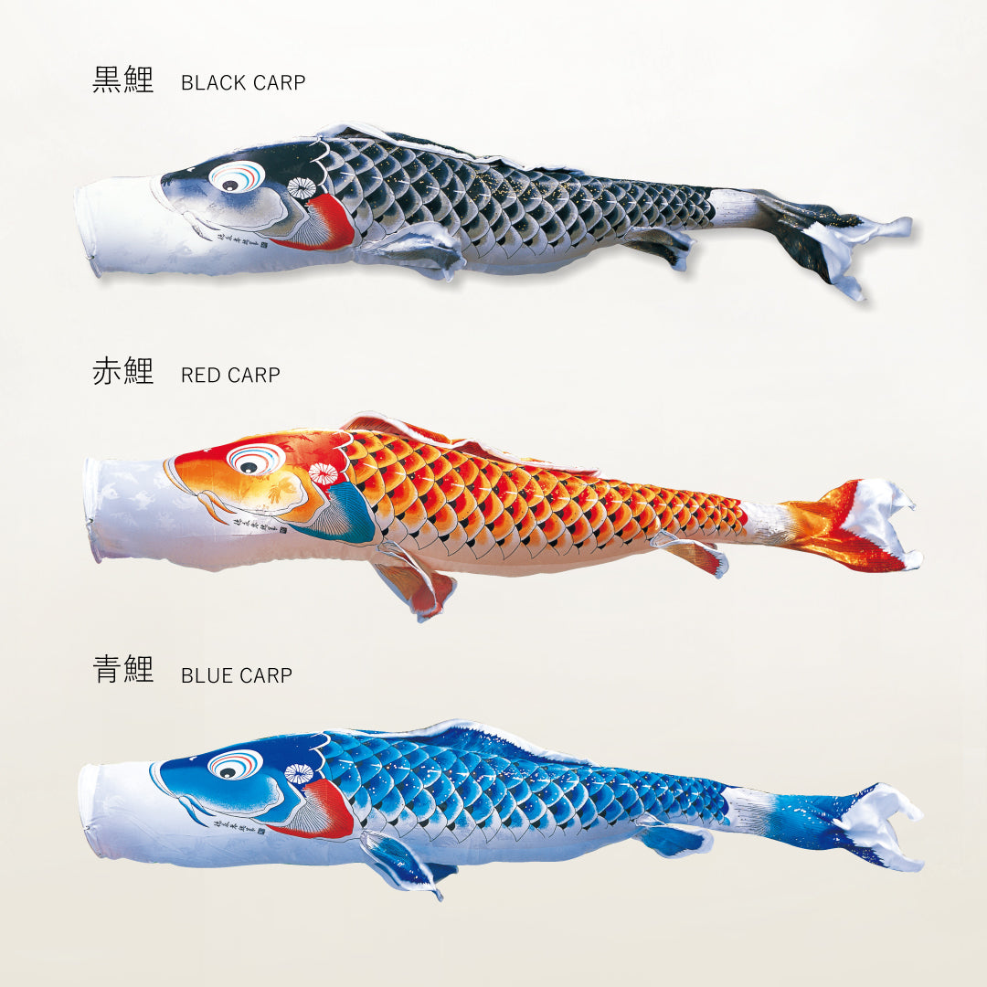 赤鯉 慶祝の鯉【吉兆】単品鯉のぼり – 晴れと暮らす