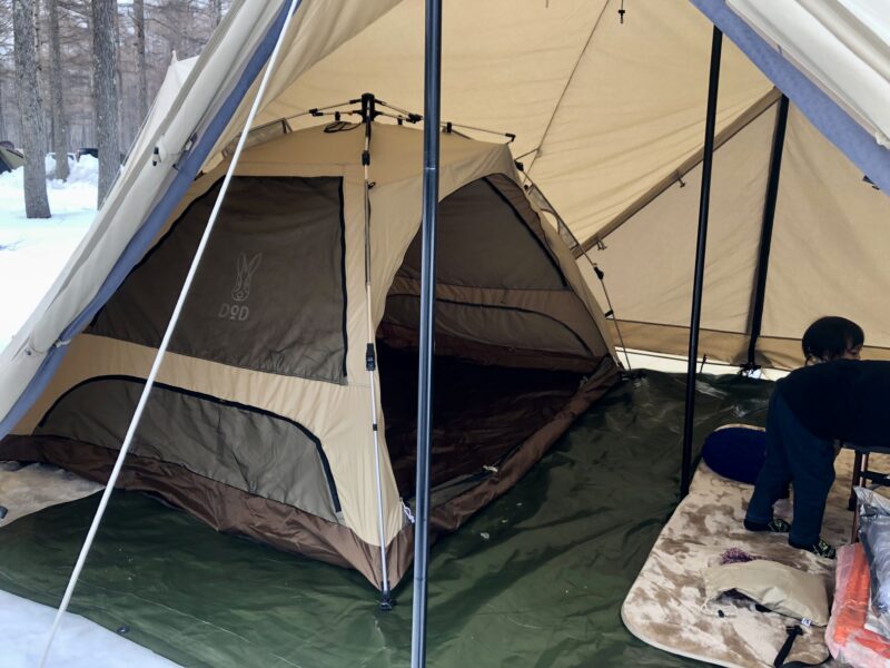 スカイパイロットTCのインナーテントにDODのわがやのテントが最適な