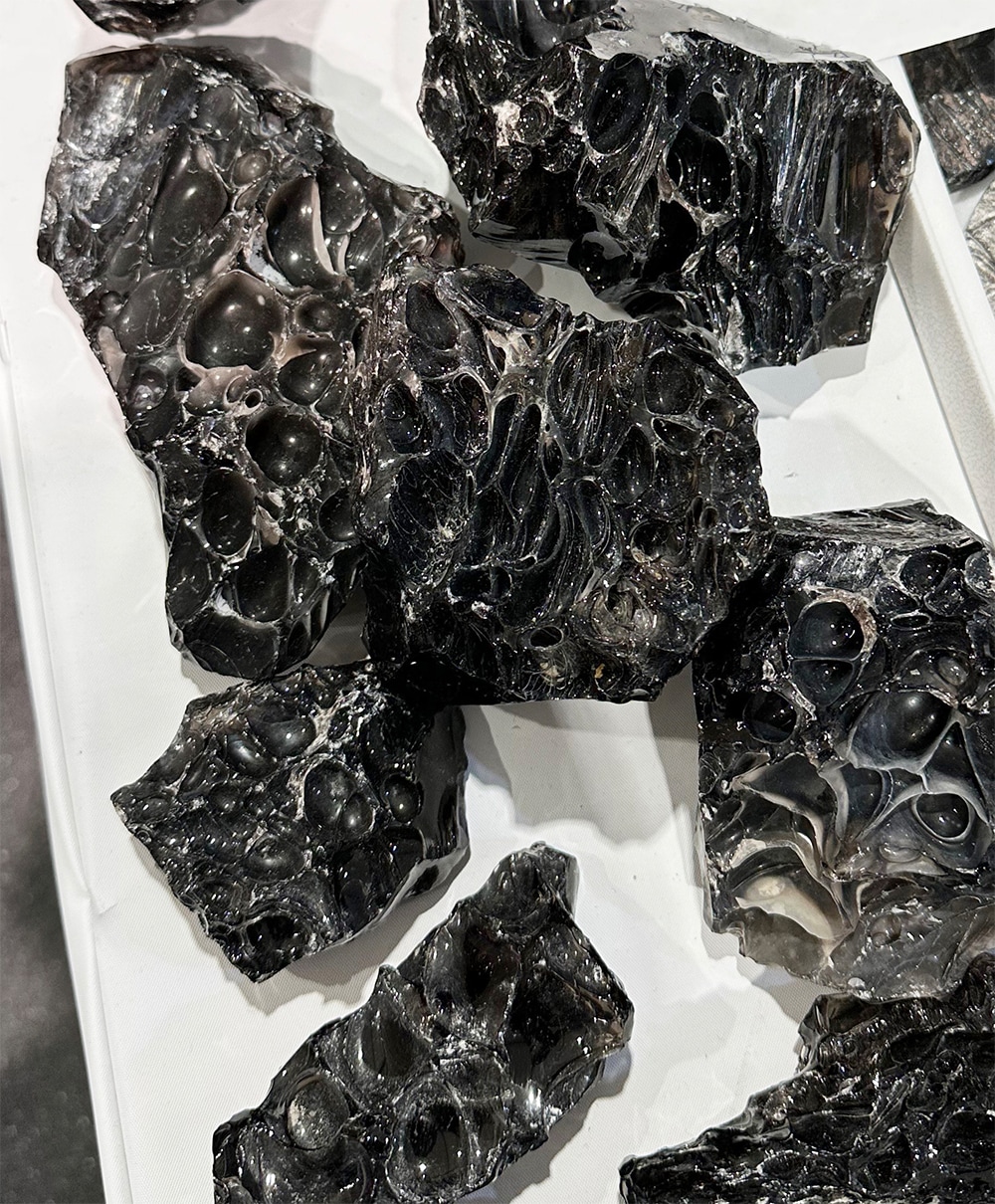 Obsidian knife A・B・C /オブシディアン | Hariqua-パワーストーン