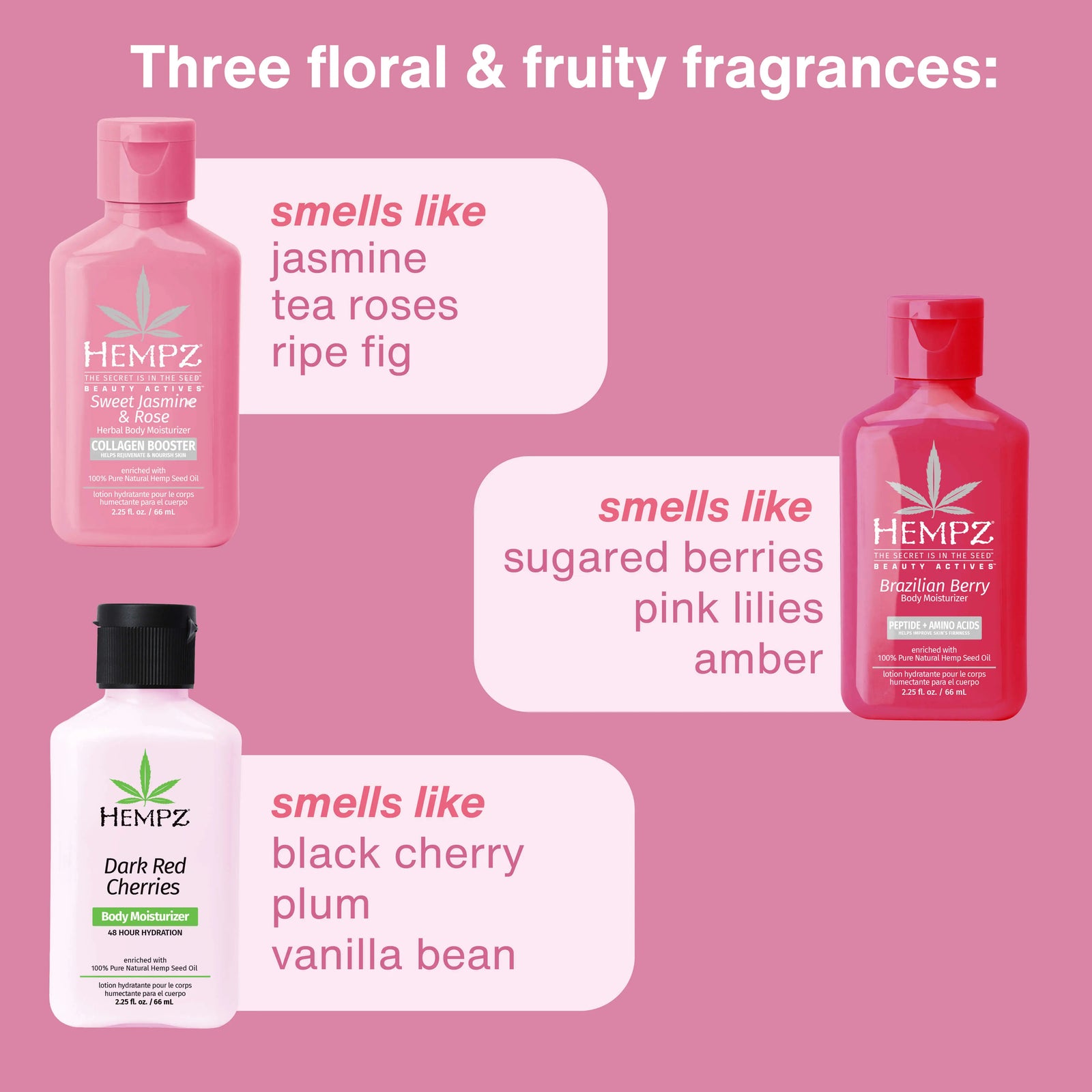 Sweet Hydration Mini Lotion Trio Set