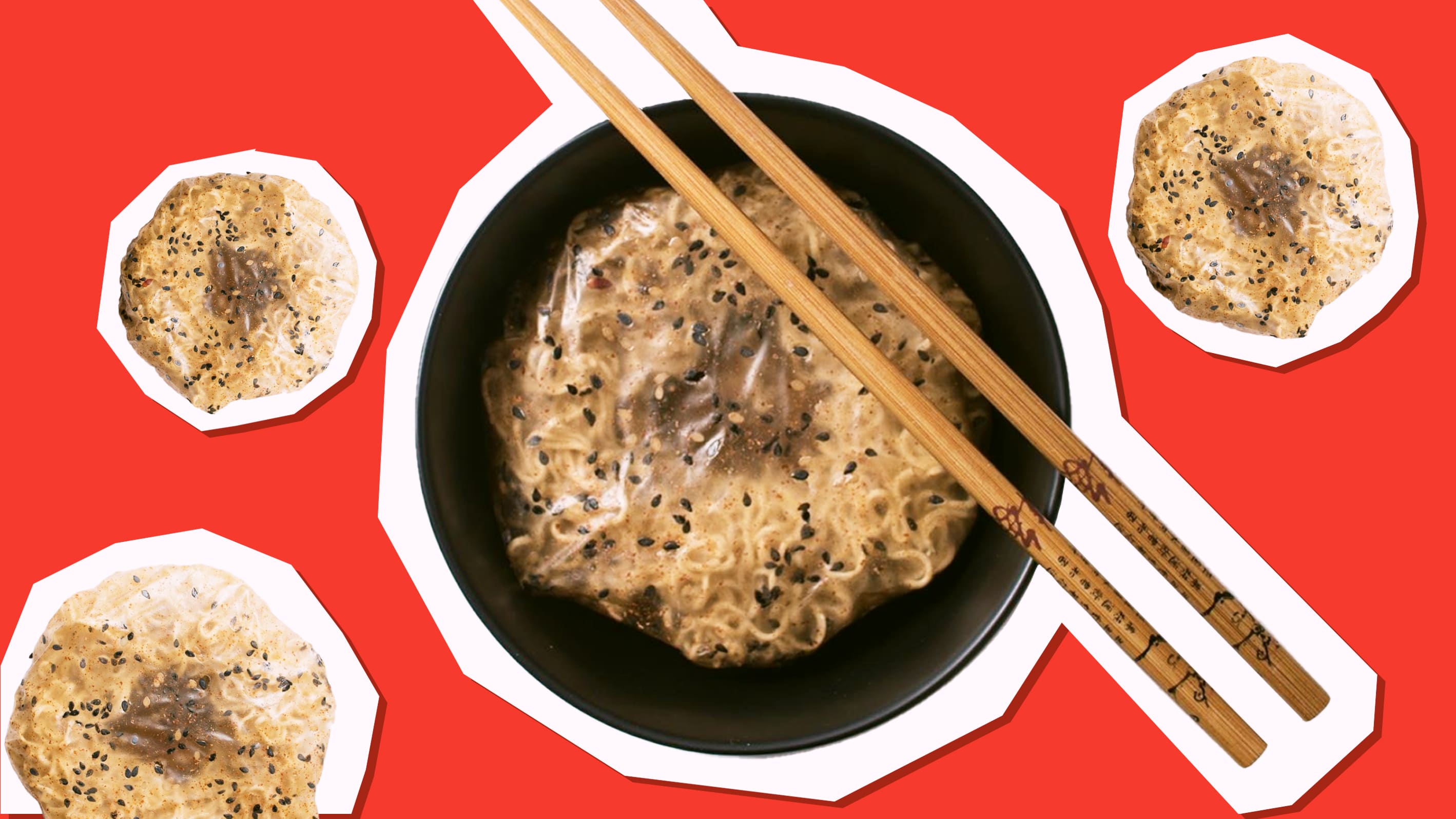 プラスチックのラーメンお丼、40個 プラスチックのラーメンお丼、40個