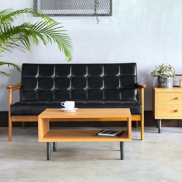 センターテーブル (無垢材×アイアン)