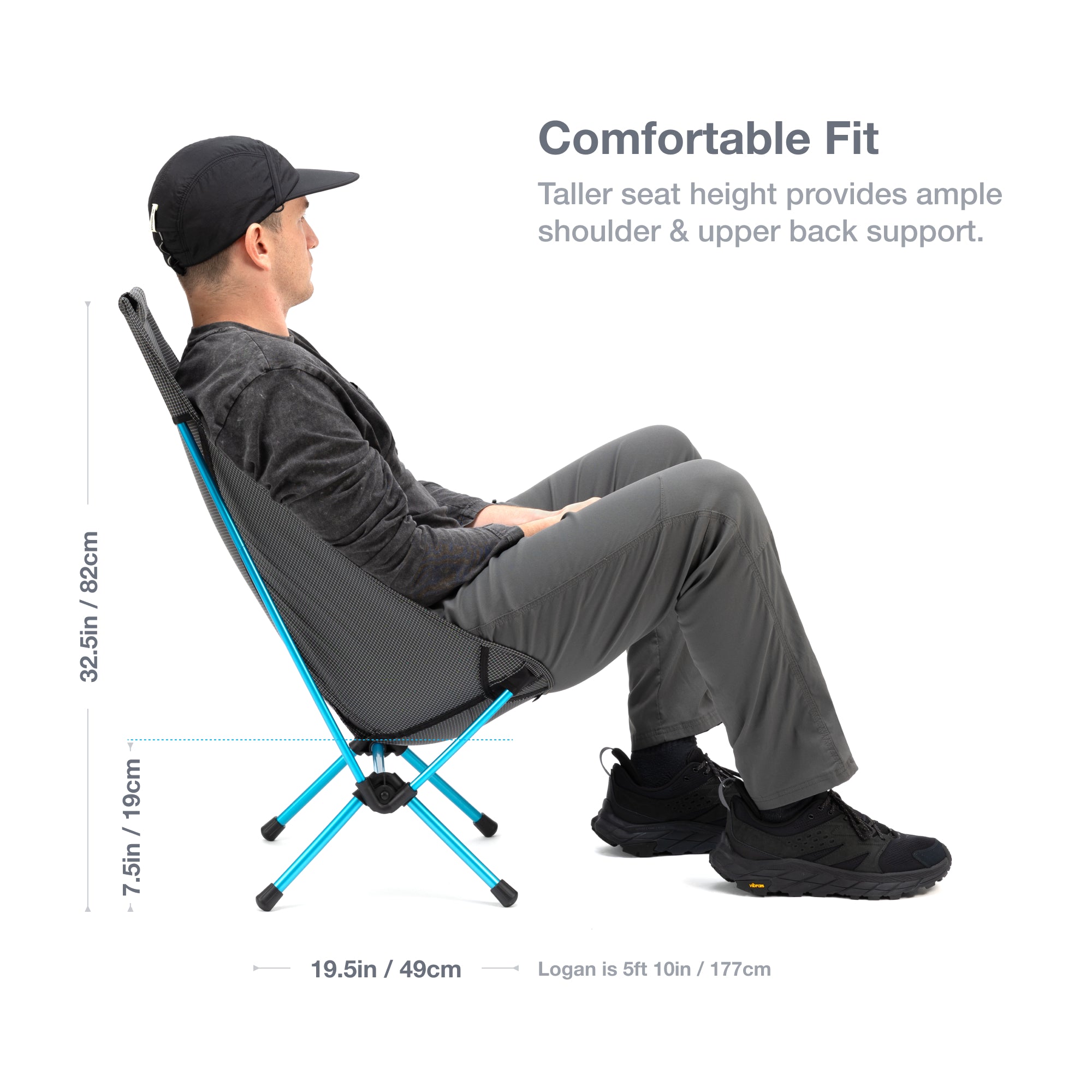 Helinox Chair Zero High-Back | Free Shipping & 5 Year Warranty