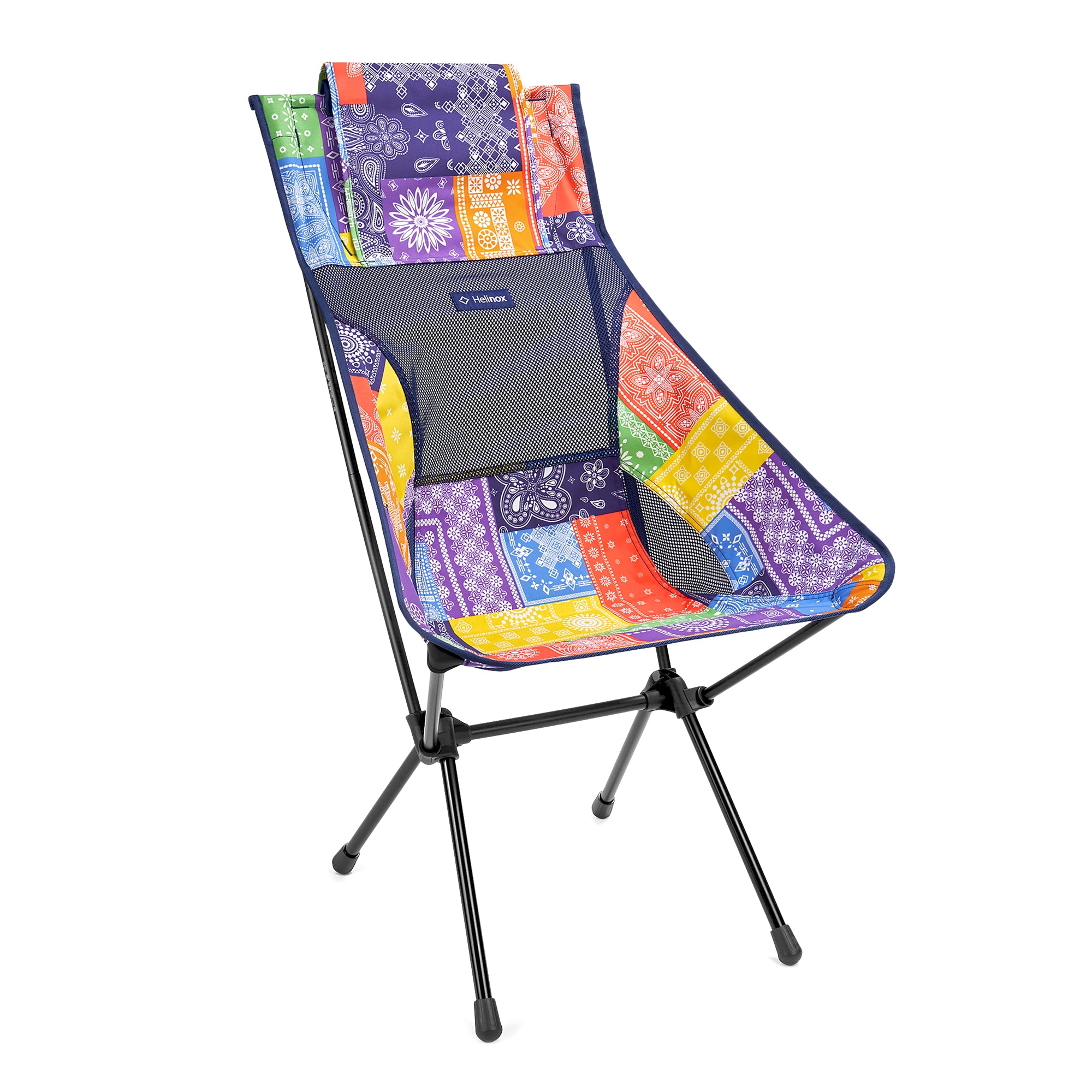 Sunset Chair - Rainbow Bandana Quilt – Helinox Japan