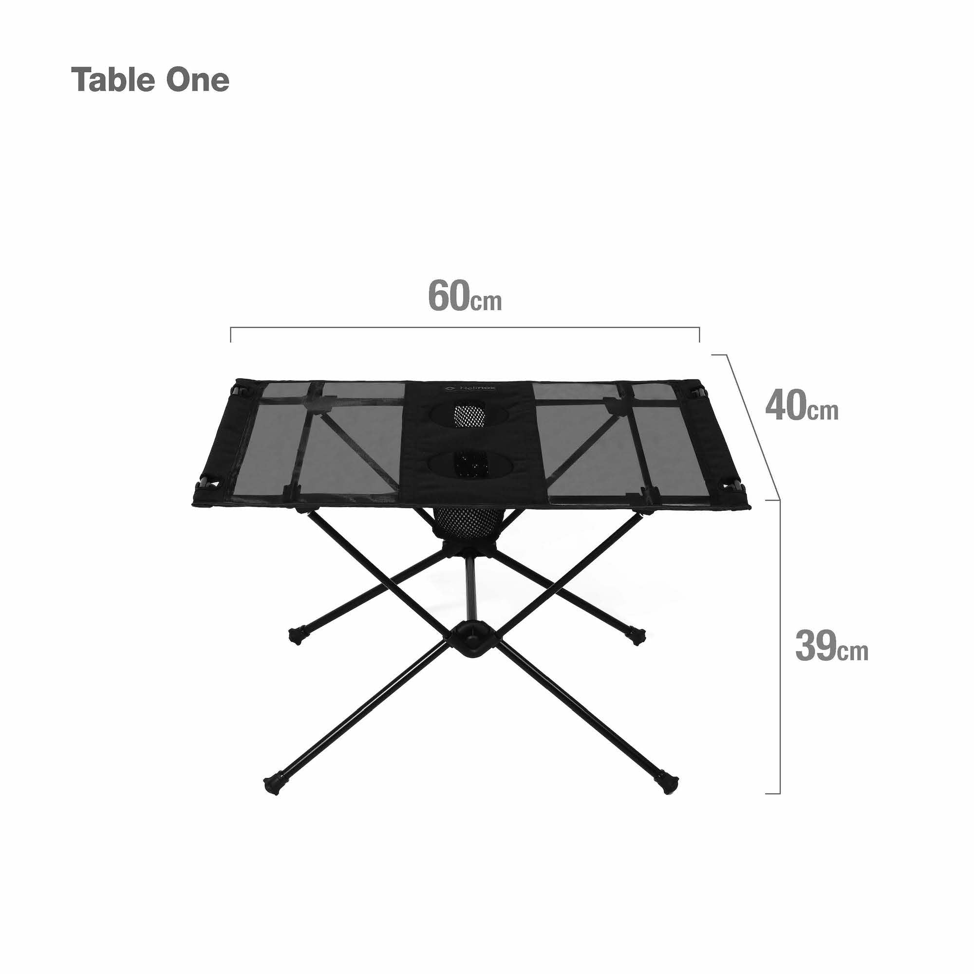 Table One - Blackout Edition – Helinox Japan