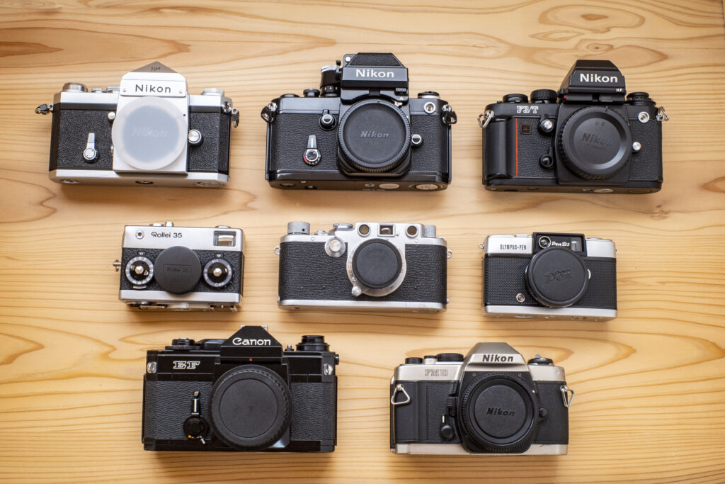 8台のフィルムカメラはこうして増えていった。カメラ遍歴と使い分け