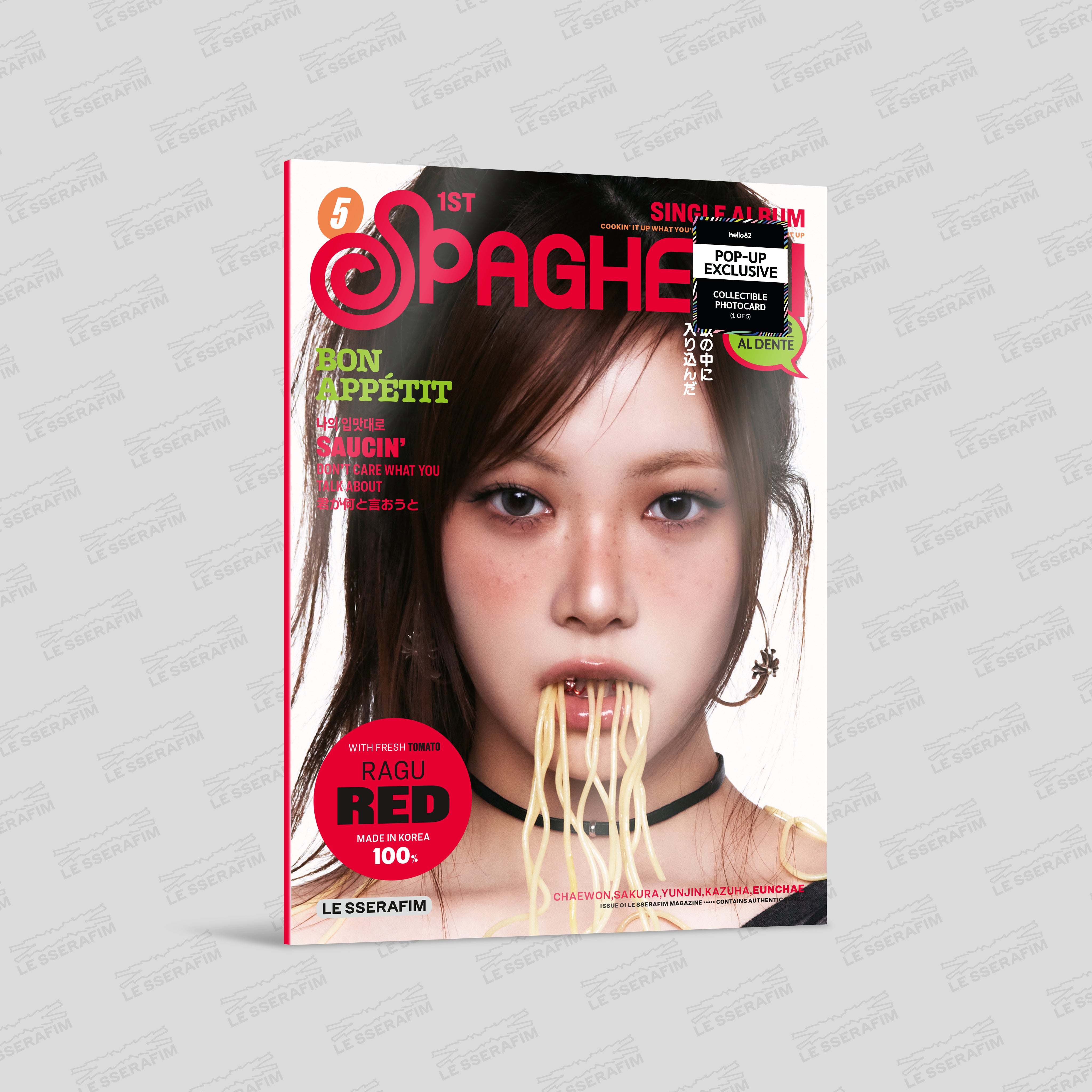 LE SSERAFIM - 1st Single Album 'SPAGHETTI' (POP-UP Exclusive