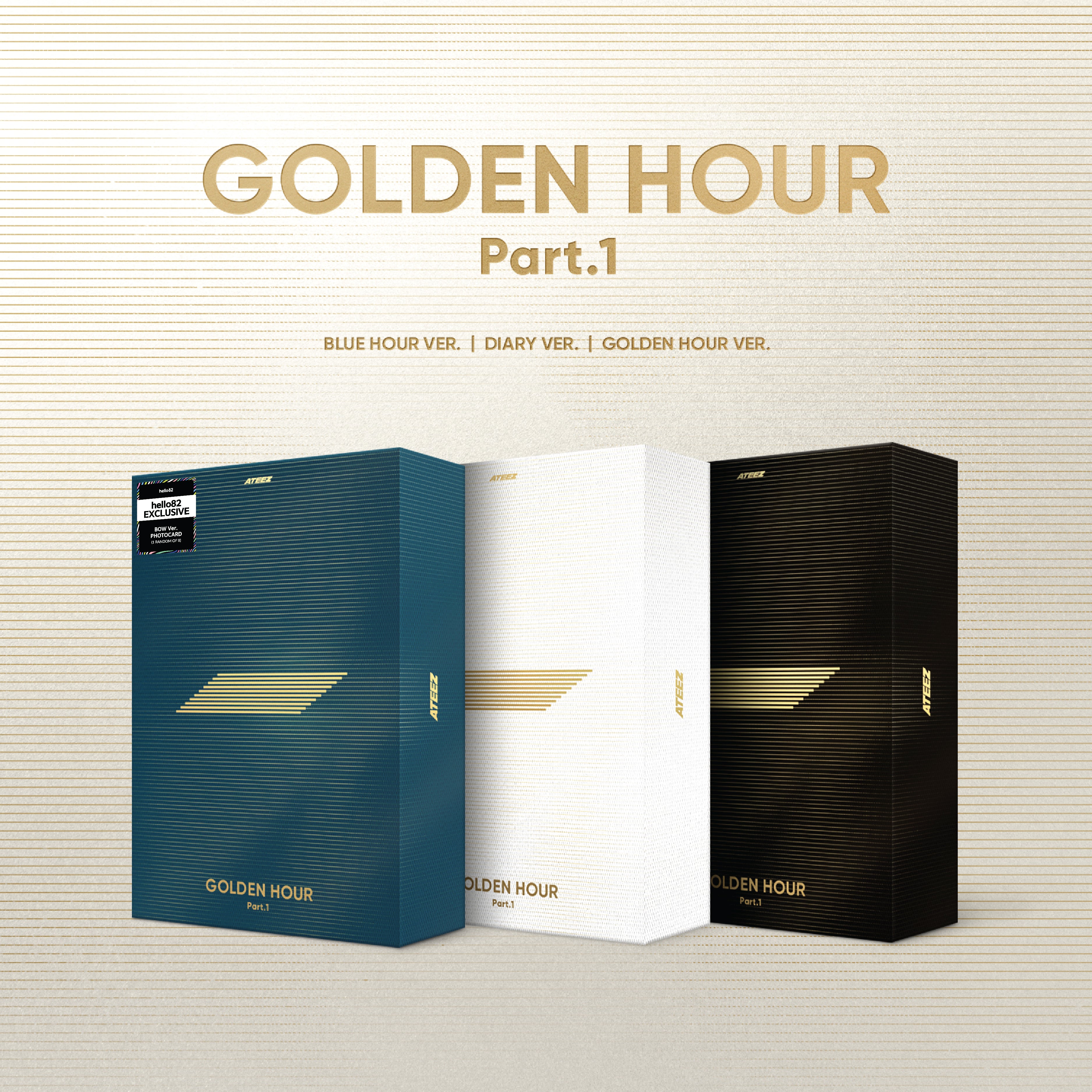ATEEZ - GOLDEN HOUR : Part.1 - hello82 Exclusive – hello82.shop