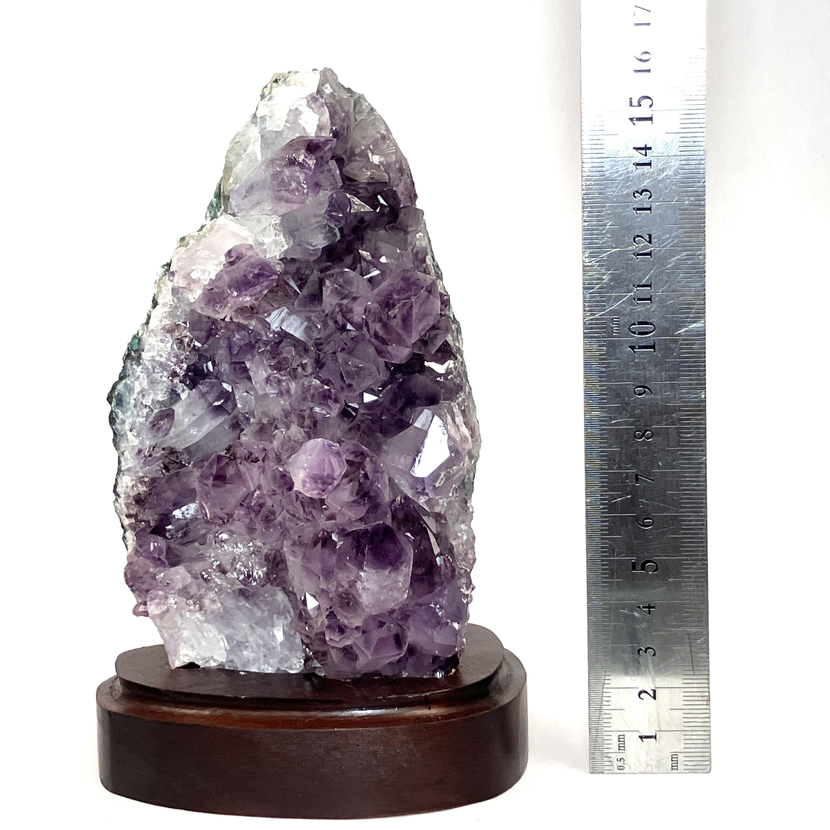 アメジスト台付 約700g No,4619｜原石 | 天然石・パワーストーンの卸