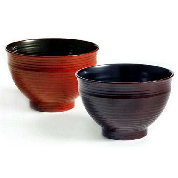 宮内庁御用達 漆器 山田平安堂】汁椀 朱平筋/溜平筋 | 漆器 山田平安堂