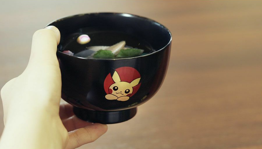 ≪宮内庁御用達 漆器 山田平安堂≫ポケモン 汁椀