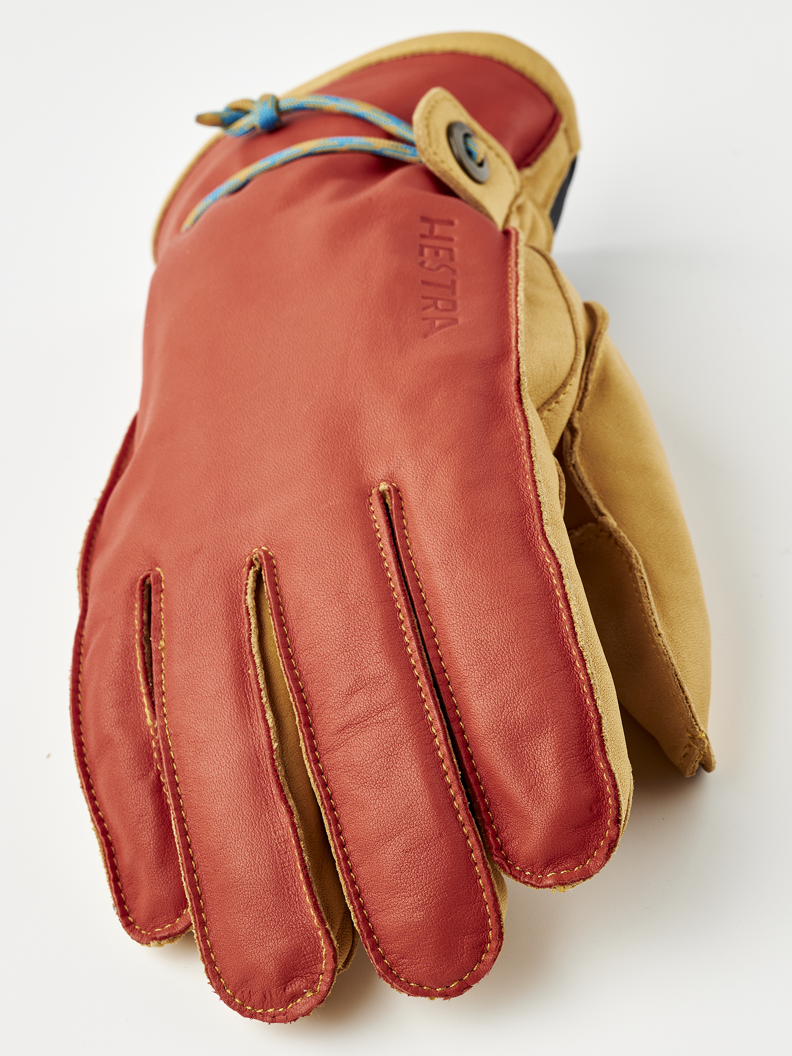 Wakayama - Flame red / Tan | Hestra Gloves