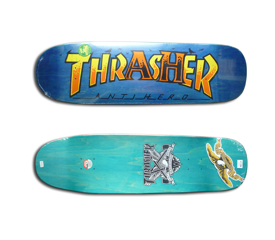 ANTI HERO x THRASHER TEAM CRUISER GREEN GIANT DECK (9.56 x 33inch