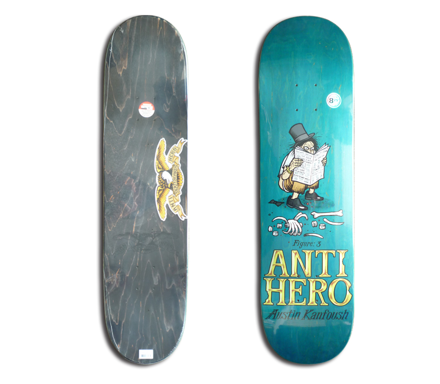 ANTI HERO AUSTIN KANFOUSH EAT THE RICH DECK (8.25 x 32inch) デッキ