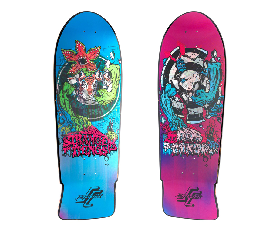 SANTA CRUZ x STRANGER THINGS ROB ROSKOPP DEMOGORGON DECK (10.25 x