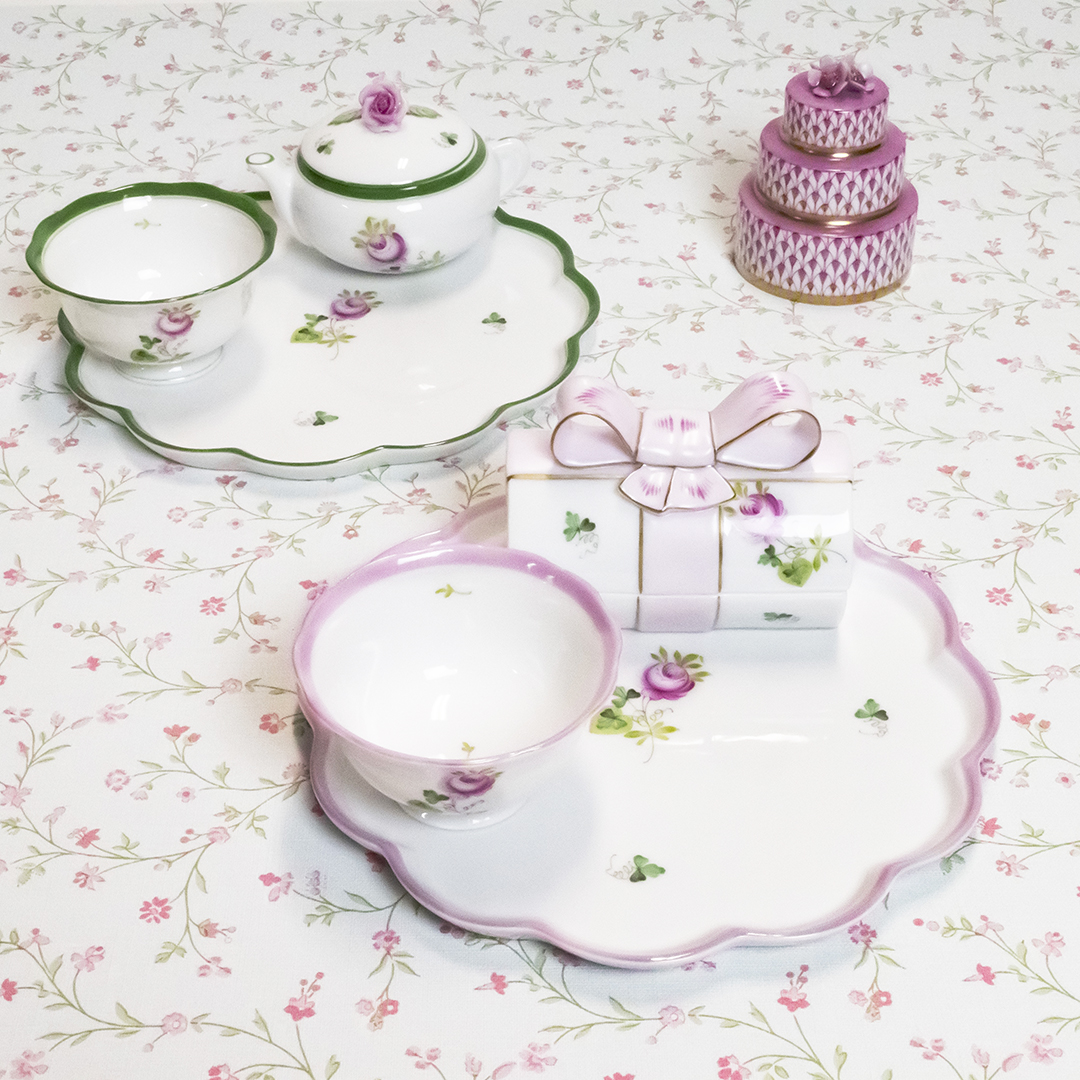 ウィーンの薔薇・ピンク] トレー