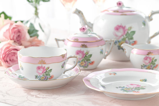 サクスブーケ・ピンク] シュガーポット