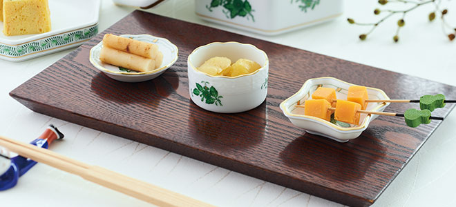 アポニー・グリーン] 豆皿3個セット