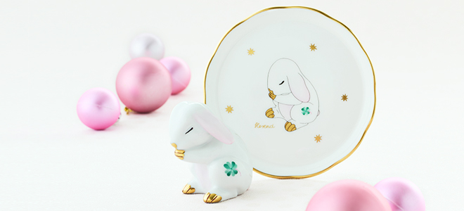 プチプレート お祈りバニー