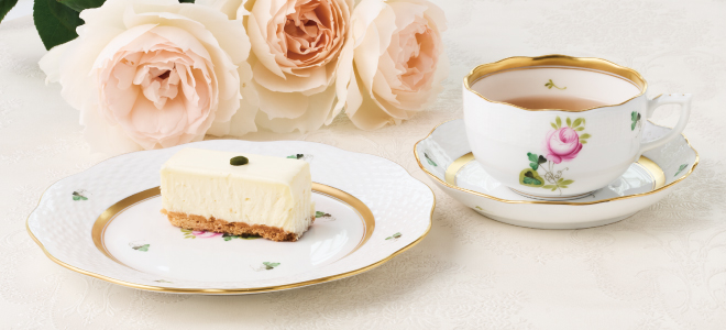 予約商品＊ [ウィーンの薔薇・ゴールド] デザートプレート ※2026年1月