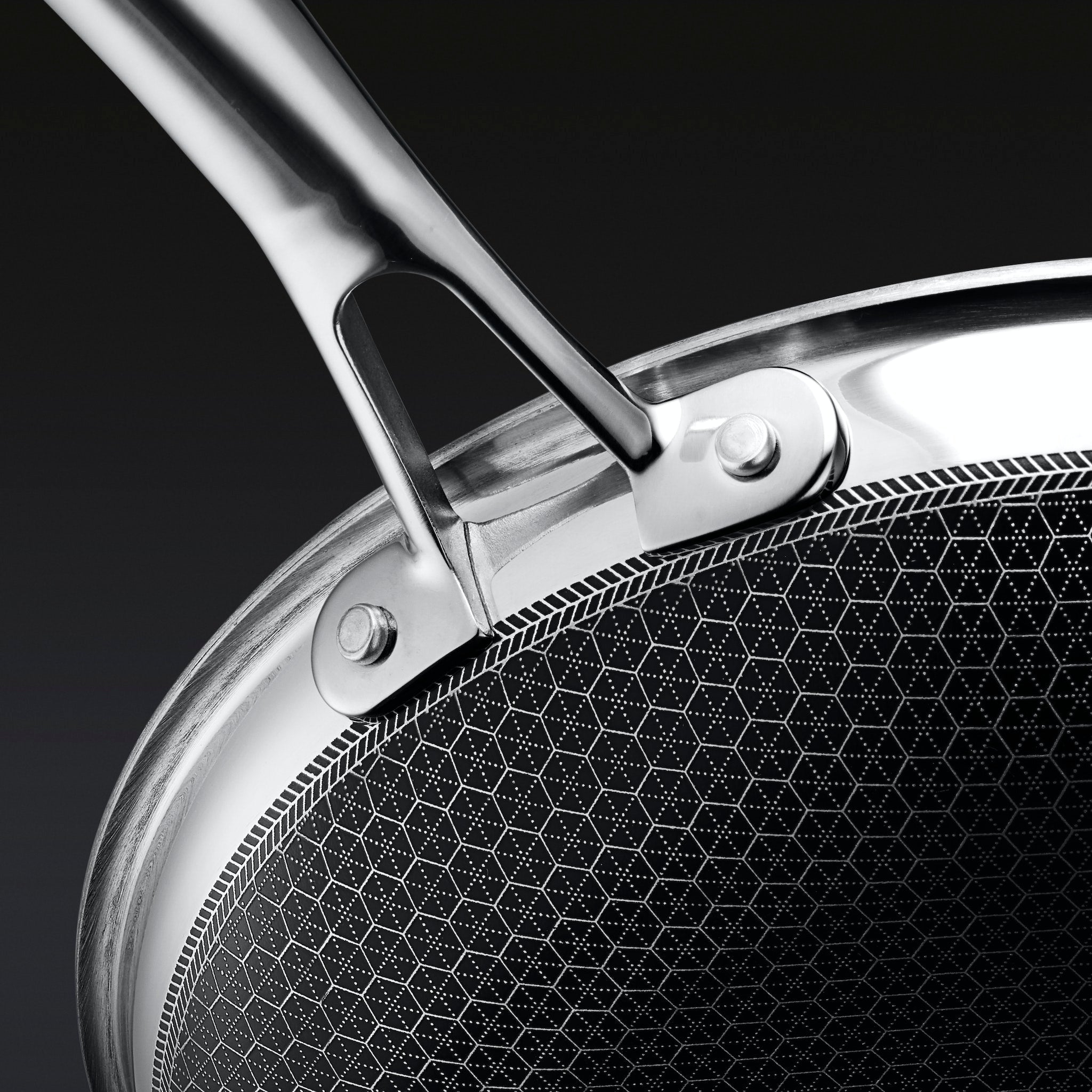 26cm ヘックスクラッド ハイブリッドフライパン 蓋付き