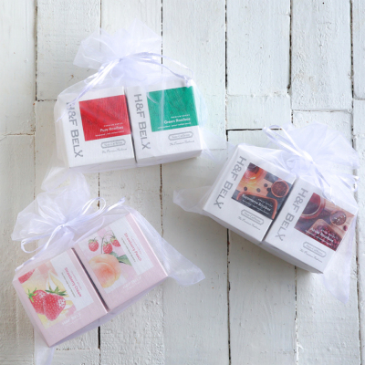 ノンカフェインティー20包入りCUBE2個セット Giftset H&F BELX ノン