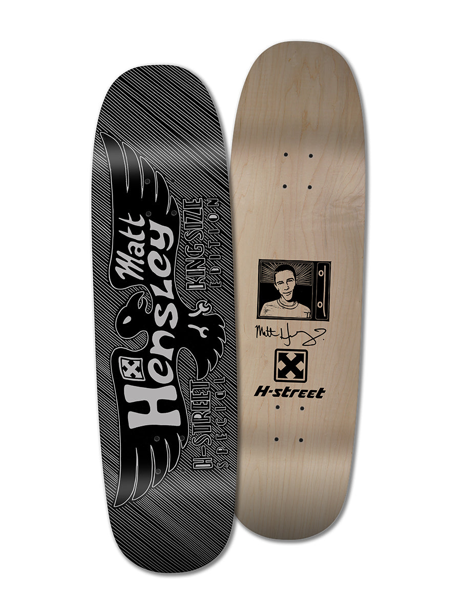 MATT HENSLEY KINGSIZE EAGLE, BLOCKPRINT – H-Street Skateboards