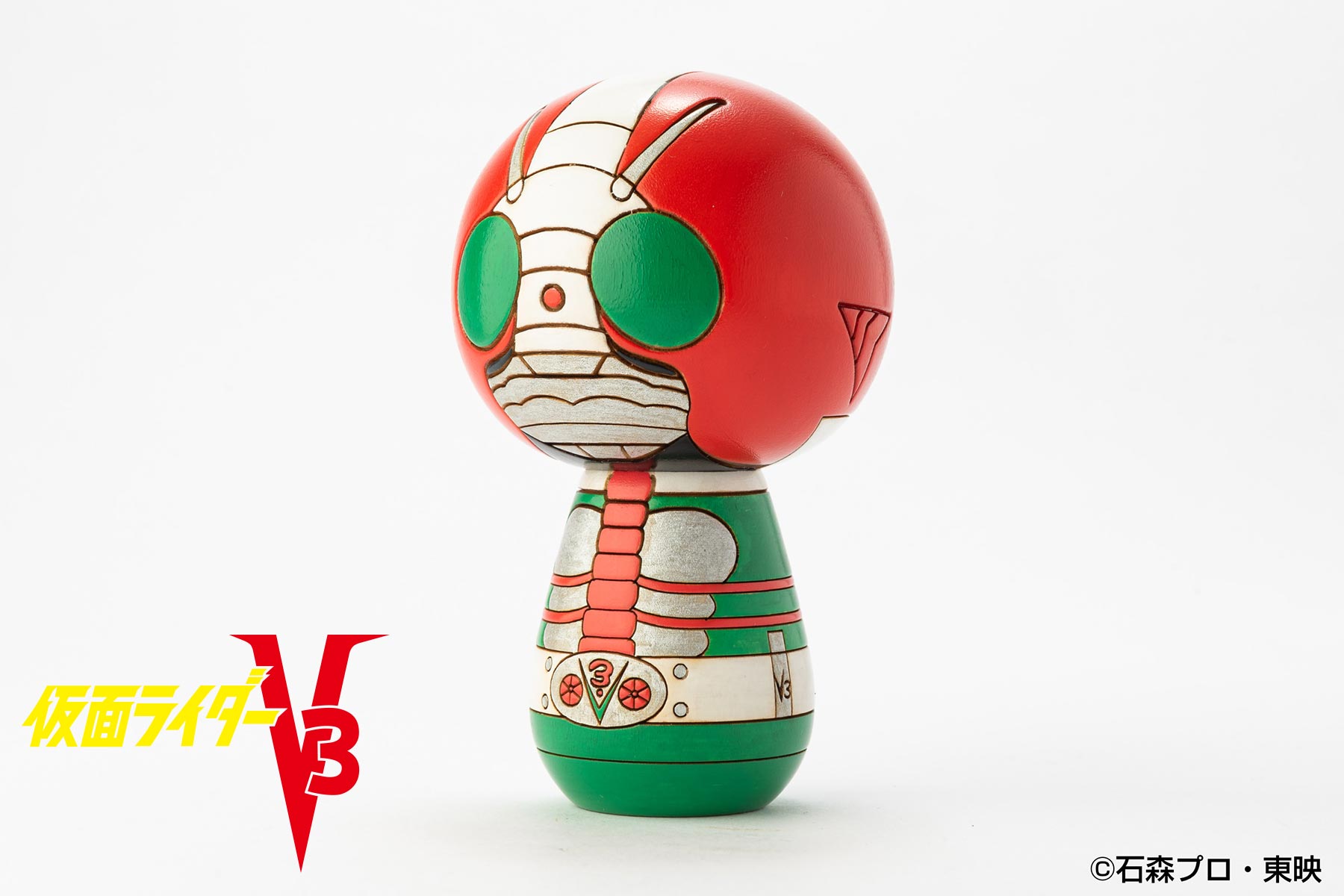 群馬県の伝統工芸「創作こけし」による「仮面ライダー