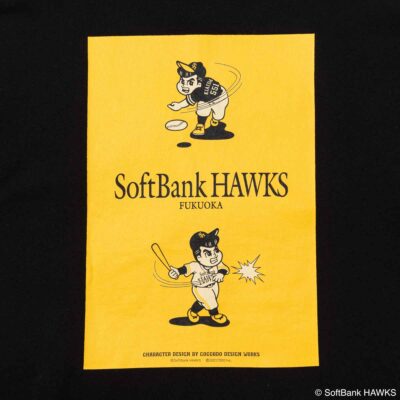 ゴッコ堂 – 福岡ソフトバンクホークス 気合田くんTシャツ＋気合だるま