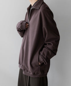 KANEMASA PHIL.】EXCLUSIVE - 36G SUPER FINE GAUGE HALF ZIP PULLOVER