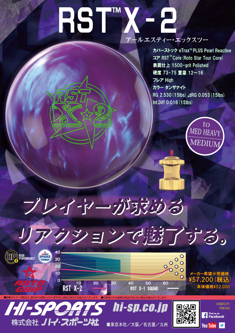 RST コア ： - ハイスポーツ社 ：信頼のボウリング用品販売