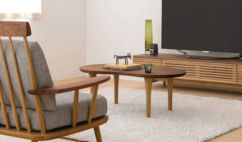 GMEN225○飛騨産業 / HIDA 木かげ センターテーブル リビングテーブ