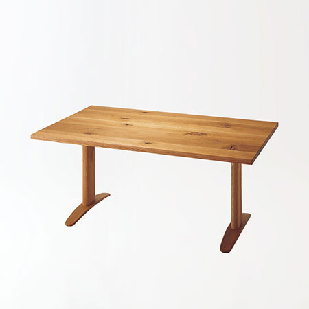 森のことば テーブル（片側R形天板） | 飛騨産業株式会社【公式