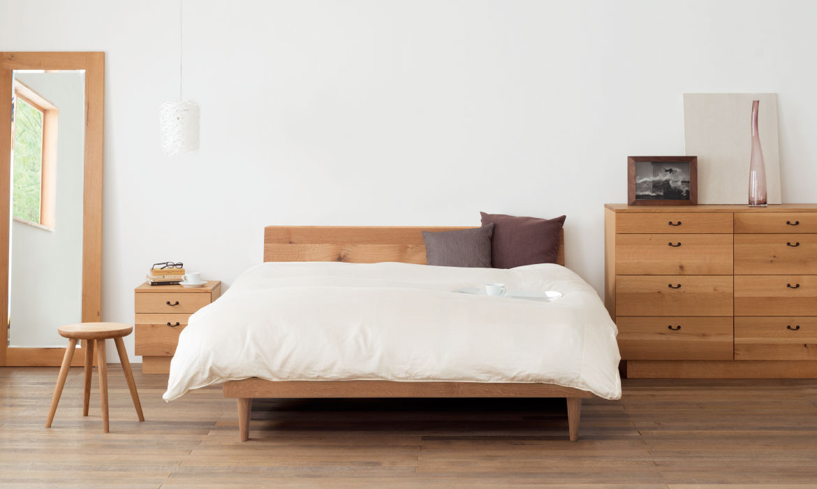 月光 スタンダードベッド ベッドフレームのみ | 飛騨産業株式会社