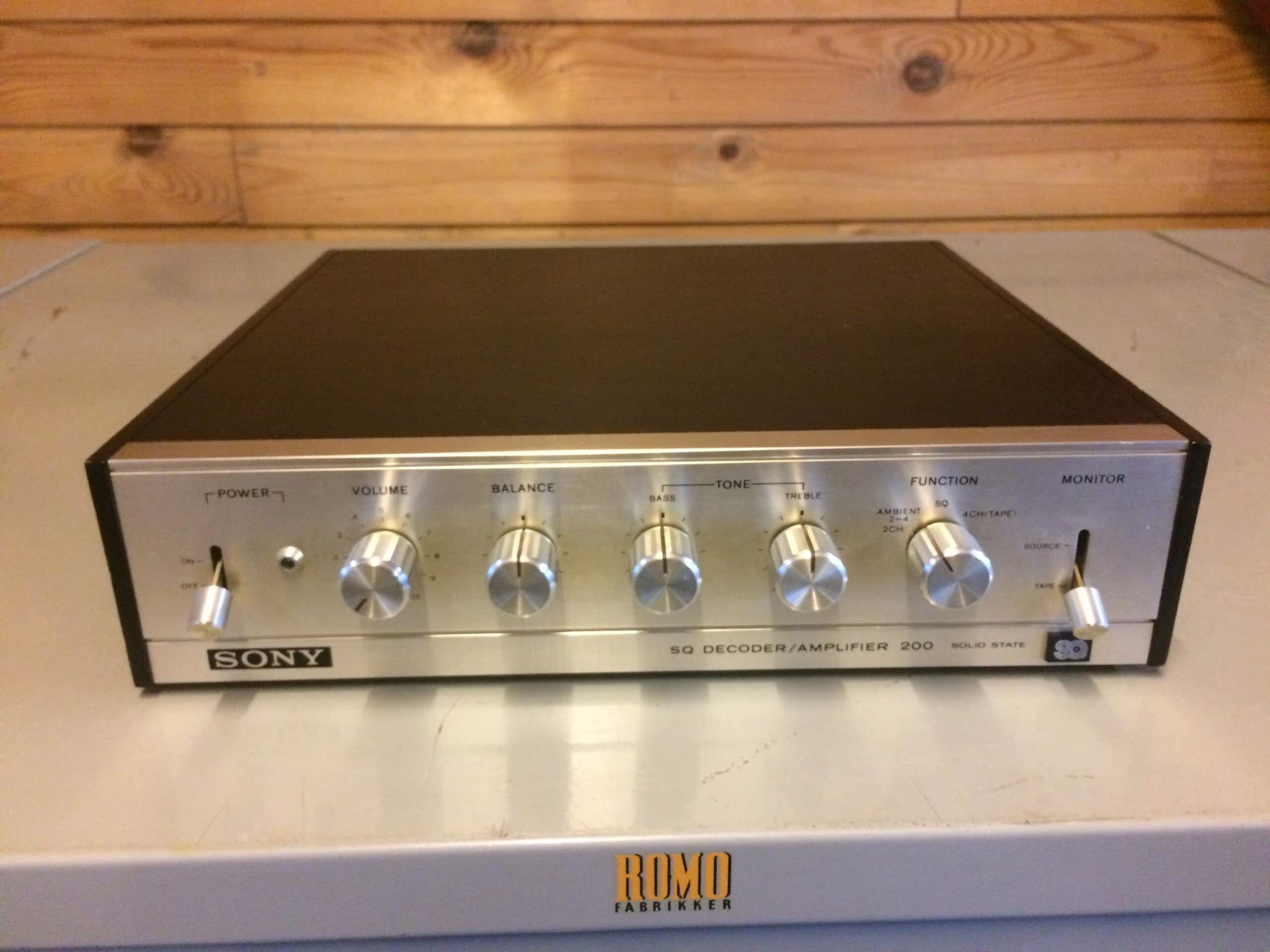 Sony SQ Decoder/Amplifier 200 - Solid State - SOLGT! - ♫ Vintage